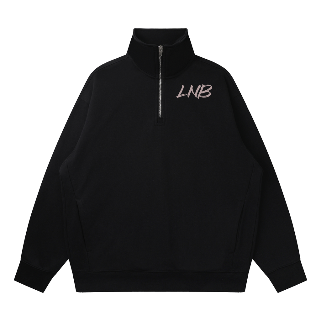 Quarter-Zip Drop Shoulder Sweatshirt