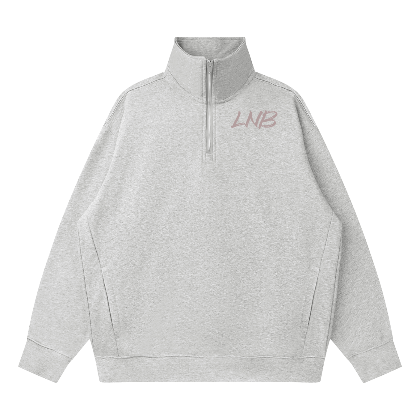 Quarter-Zip Drop Shoulder Sweatshirt