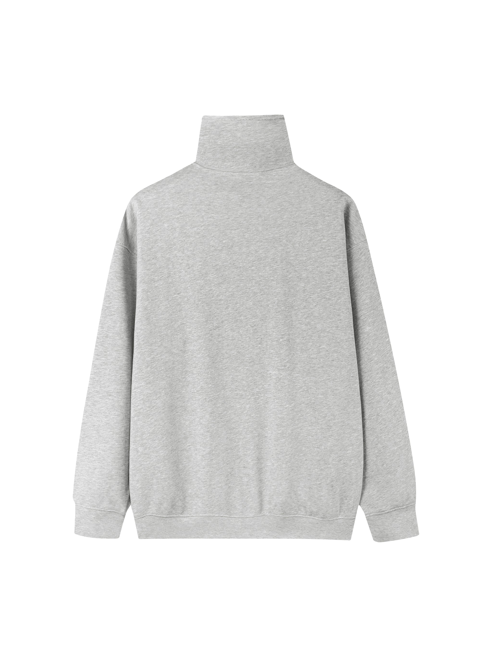 Quarter-Zip Drop Shoulder Sweatshirt